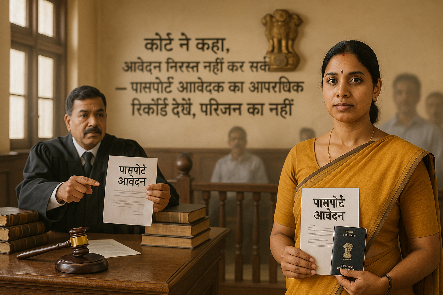 पासपोर्ट आवेदक का आपराधिक रिकॉर्ड देखें, परिजन का नहीं